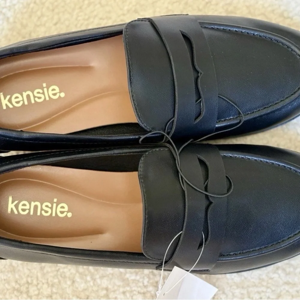 Kensie, Women's Gitty Loafers, Penny Loafer, Black Size 8.5 - Picture 2 of 4